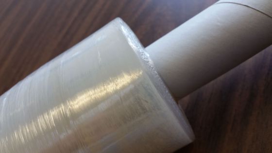 Picture of Stretch Wrap on Hand Dispenser—5" x 1000'