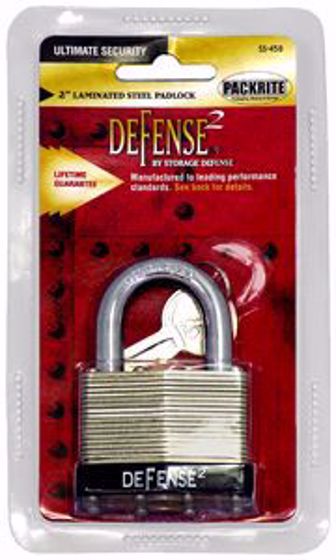Picture of Storage Defense™  Laminated Steel Padlock 2"