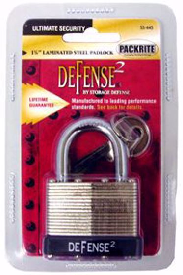Picture of Storage Defense™ Laminated Steel Padlock 1 3/4"