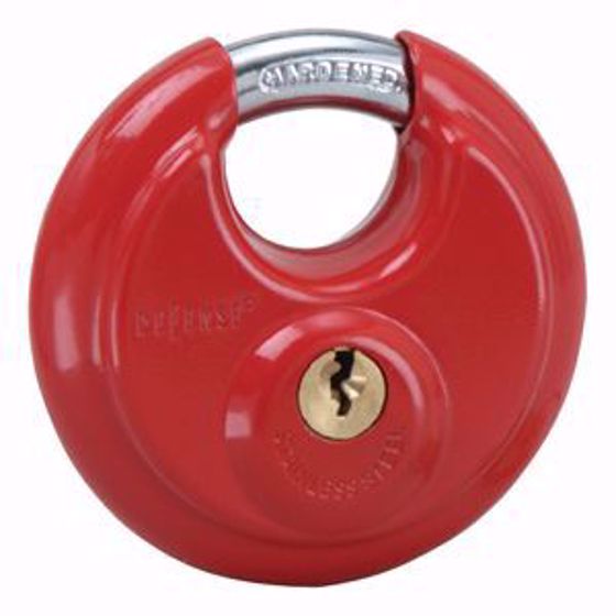 Picture of Disc Lock Red OVERLOCK Manager Padlock